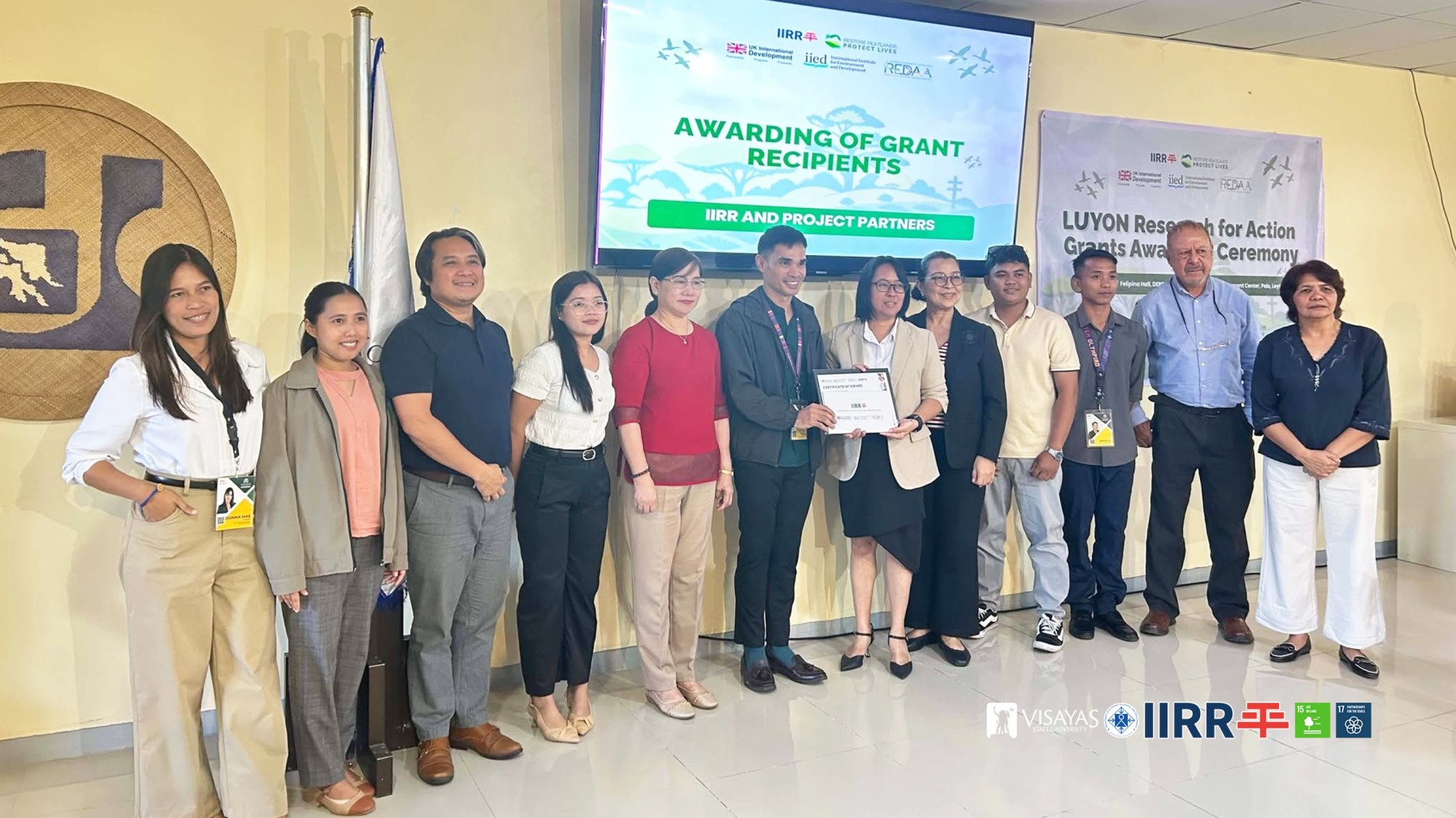 VSU Tolosa Alangalang secure 2 million peso grant for Leyte Sab a Basin peatland research IN TEXT